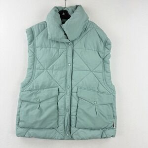 OOFWEAR Puffer‎ Vest Jackets Size M / 46 Womens Light Blue